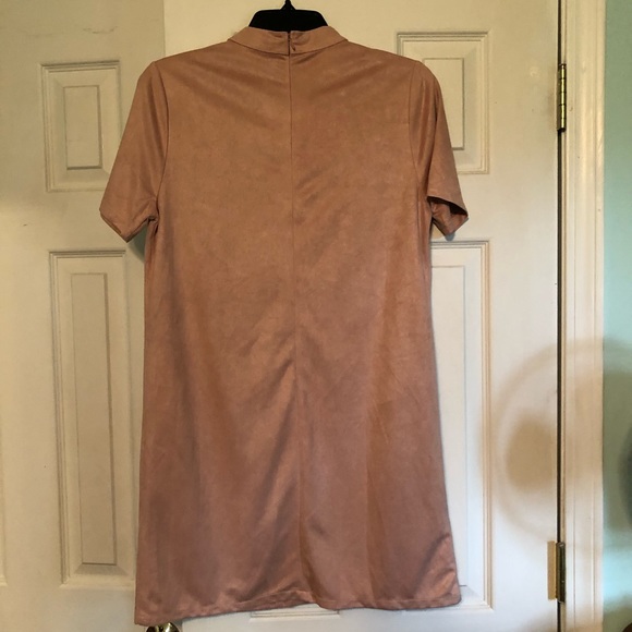 Blush suede dress NWT - Picture 2 of 3